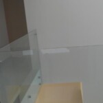 Barandal de cristal templado sistema adosado Barandal de cristal templado sistema adosado