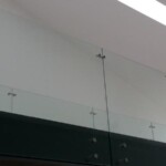 Barandal de cristal sistema adosado Barandal de cristal sistema adosado